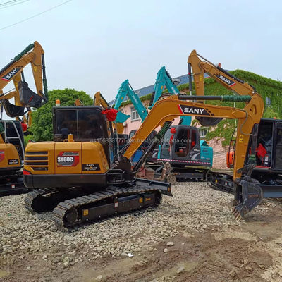 Sany SY60C экскаватор 6TON рабочая масса Низкий рабочий час и отличные характеристики