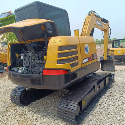 Экскаватор Sany SY60C используется с отличными характеристиками и оригинальным гидравлическим клапаном