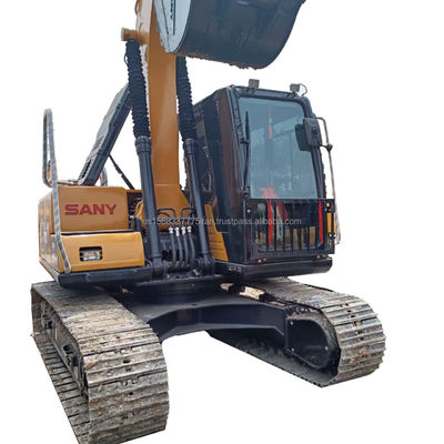 Использованный экскаватор Sany SY135C с отличными характеристиками и оригинальным гидравлическим клапаном