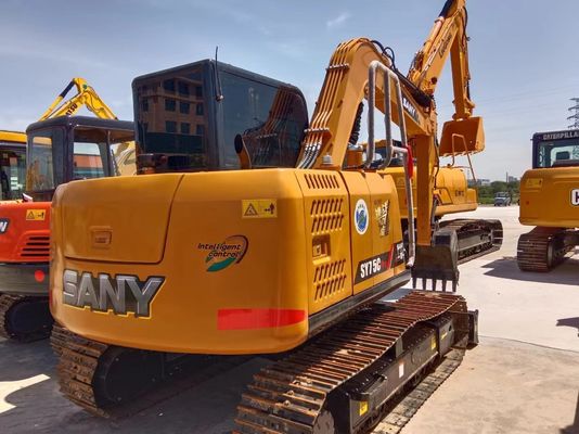 Про производительность используется Sany SY75C экскаватор с оригинальным гидравлическим насосом 7000 кг вес