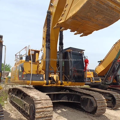 Широко используемый экскаватор Caterpillar 349 с вместимостью в ведро 3,1 м3 и низким рабочим временем
