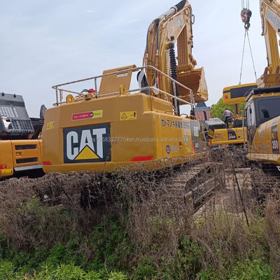 Широко используемый экскаватор Caterpillar 349 с вместимостью в ведро 3,1 м3 и низким рабочим временем