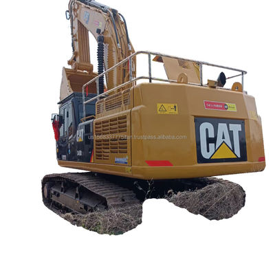 Подержанная гусеница Экскаватор Cat 349 с оригинальным гидравлическим цилиндром