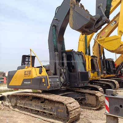 Использованный экскаватор VOLVO EC210 с оригинальным гидравлическим клапаном и рабочими часами 0-2000