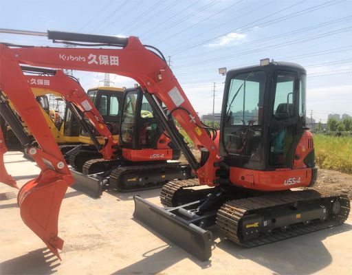 Бесплатная доставка 25 кВт Kubota KX U55 Китайский малый микроскапатель EPA тонны 5,5 тонны мини экскаватор