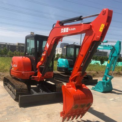 Использованный экскаватор Kubota KX165 с рабочей массой 5,5 тонны и оригинальным гидравлическим клапаном