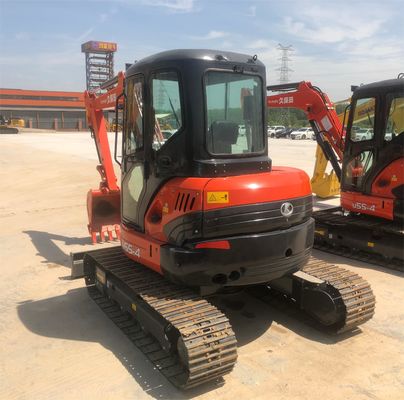 Использованный экскаватор Kubota KX165 с рабочей массой 5,5 тонны и оригинальным гидравлическим клапаном