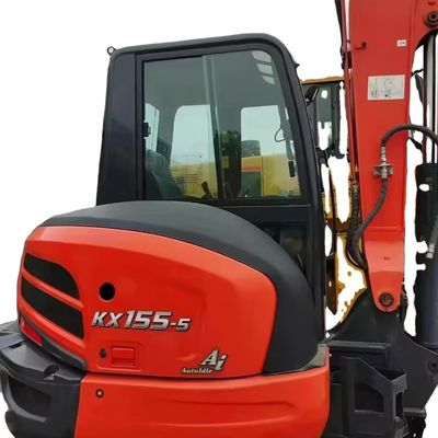 90% экскаватор Kubota KX U55 с оригинальным гидравлическим цилиндром и низким рабочим временем