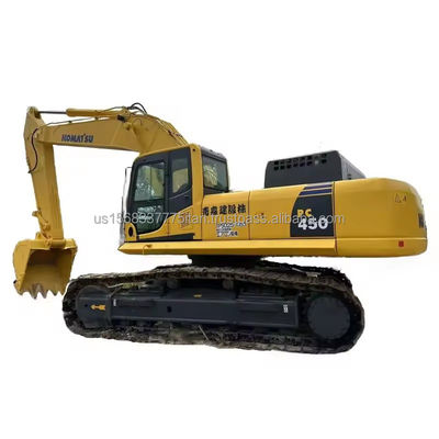 Использованный экскаватор Komatsu PC450 с низким рабочим временем и оригинальным гидравлическим цилиндром
