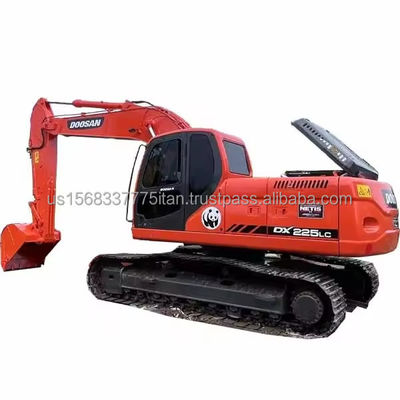 Оригинальная краска Doosan DX225 экскаватор 22,5тон использован для строительных работ в 2016 году