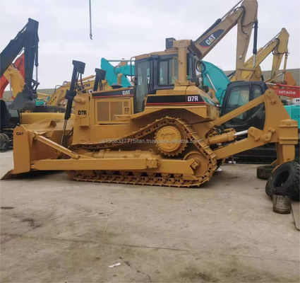 Использованный бульдозер Cat D7R с оригинальным гидравлическим цилиндром 23400 KG строительная машина