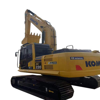 Использованный экскаватор Komatsu PC220 22T с оригинальным гидравлическим цилиндром