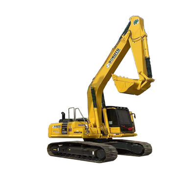 Подержанный экскаватор Komatsu PC220 с емкостью в 1,2 м3 и мощностью 119 кВт по доступной цене
