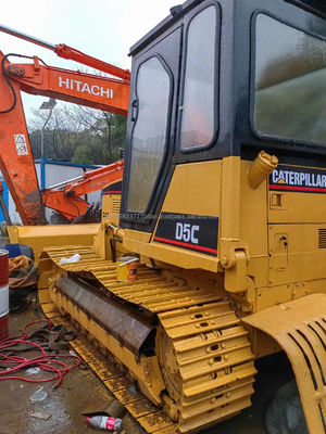 Использованный бульдозер Cat D5C с оригинальным гидравлическим цилиндром 23400 KG строительная машина