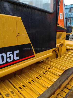 Использованный бульдозер Cat D5C с оригинальным гидравлическим цилиндром 23400 KG строительная машина