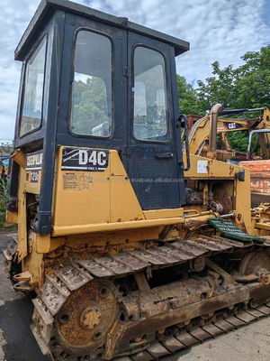 Подержанный бульдозер Cat D4C с оригинальным гидравлическим насосом доступное строительное оборудование