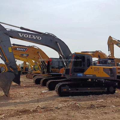 Использованный экскаватор VOLVO 29 тонн VOLVO EC290 экскаватор с оригинальным гидравлическим цилиндром