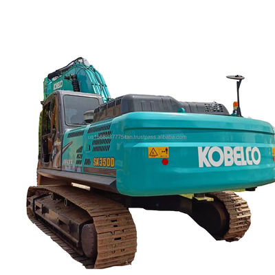 KOBELCO SK350 экскаватор подержанная машина хороших характеристик с вместимостью в ведро 1 м3