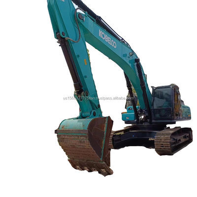 Оригинальный гидравлический клапан 35 тонн Подержанный экскаватор Kobelco SK350 для строительства
