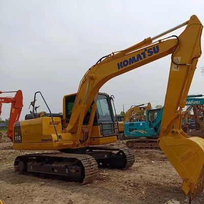 11TON Komatsu экскаватор PC110-7 PC110-8 Подержанная машина с оригинальным гидравлическим насосом