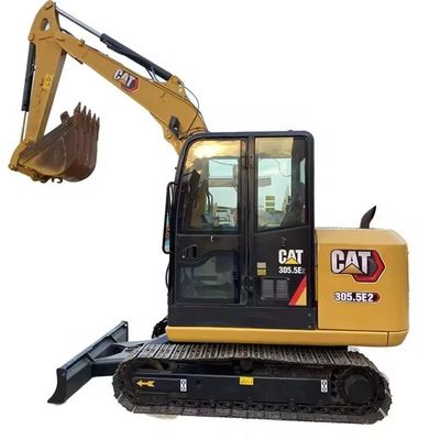 Использованный CAT305.5 Digger 5,5 тонны Рабочая масса Низкие часы Идеально подходит для строительных работ