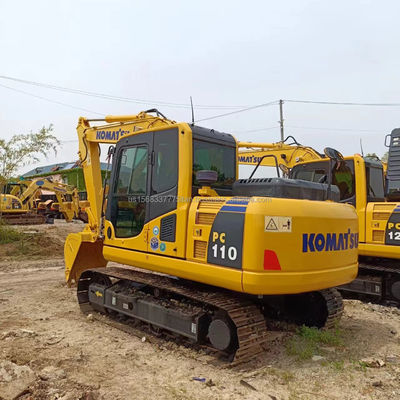 Экскаватор Komatsu PC110-8 Используемый гидравлический экскаватор с вместимостью 0.48M3