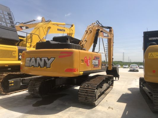 Использованный экскаватор Sany SY215C с оригинальным гидравлическим цилиндром и емкостью ведра 1,1 м3