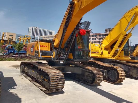 Использованный экскаватор Sany SY215C с оригинальным гидравлическим цилиндром и емкостью ведра 1,1 м3