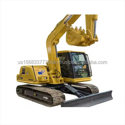 2016 Komatsu PC60 Использованный экскаватор Гидравлический экскаватор Crawler оригинальный гидравлический клапан