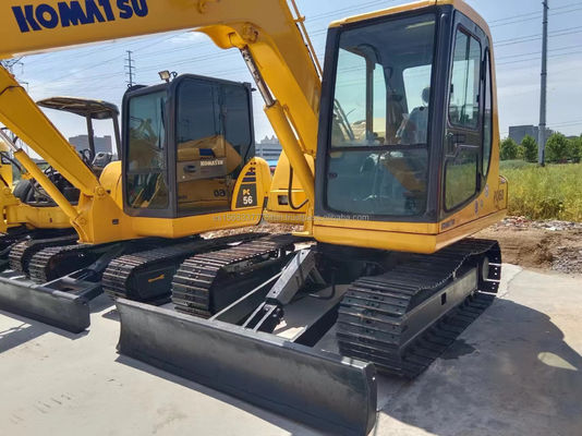 2016 Komatsu PC60 Использованный экскаватор Гидравлический экскаватор Crawler оригинальный гидравлический клапан