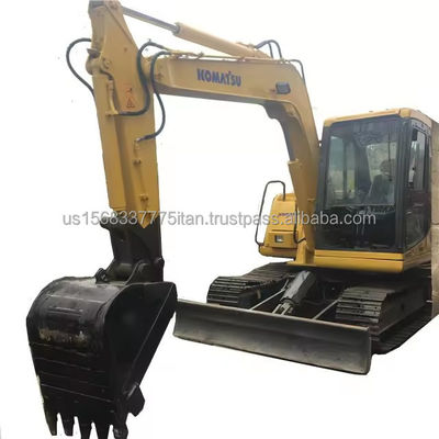 Мини-гидравлический экскаватор Komatsu PC60 с оригинальным гидравлическим насосом и небольшим рабочим временем