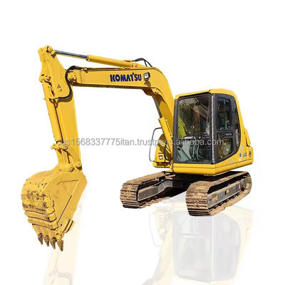 6 тонн Komatsu PC60 Подержанный экскаватор с оригинальным гидравлическим клапаном и низким рабочим временем