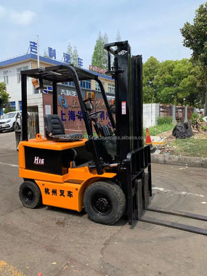 Год 2012 Hangzhou Forklift H15 J15 Подержанные дизельные вилочные погрузчики с длиной вилки 2 м