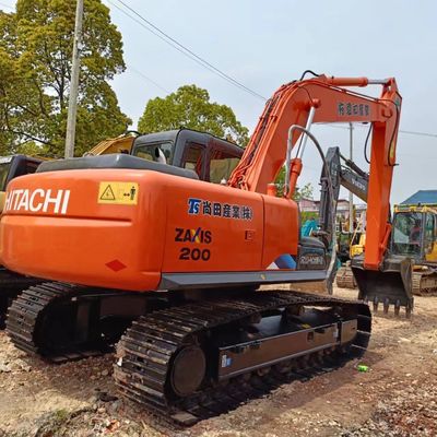 98кВт Hitachi zx200 90% 12 тонн подержанный EPA ползучий экскаватор использованный экскаватор