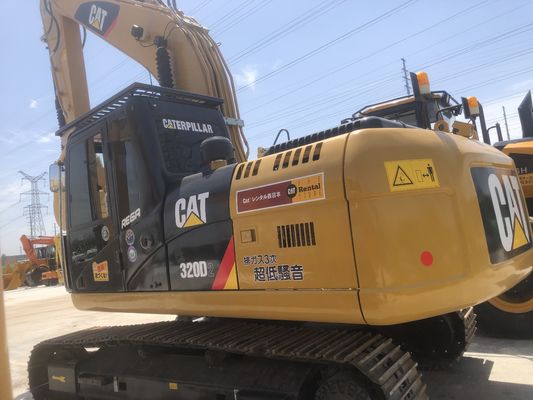 Использованный экскаватор CAT320 320D2 с емкостью в 1 м3 и рабочими часами 0-2000