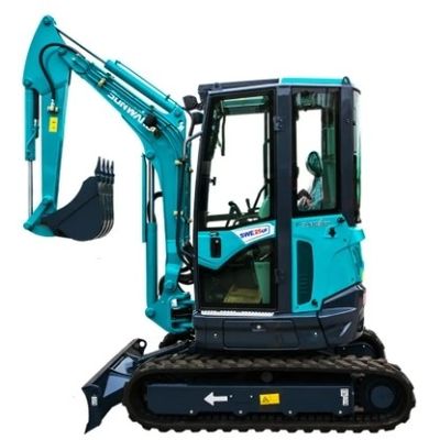 Использованный двигатель Caterpillar и компоненты Hyundai на мини-экскаваторе Sunward SWE60E 6 тонн