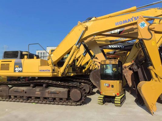 Шанхайская подержанная экскаватор Komatsu PC400-8 с мощностью 270 кВт Год 2016 меньше рабочих часов